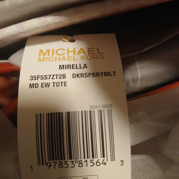 Nwt Michael kors Mirella Medium Ombré Signature Logo Tote Bag - Picture 8 of 8